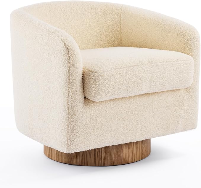 VINGLI 360°Swivel Accent Chair - Image 9