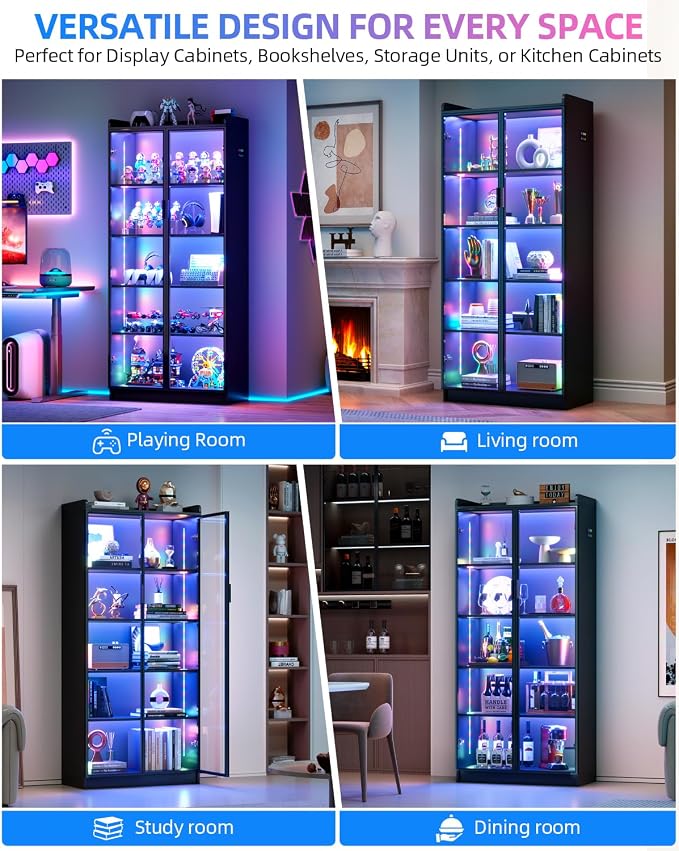 Dystler 65" Display Cabinet - Image 8