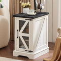 Joaxswe Narrow Night Stand for Small Spaces, Farmhouse Side End Table by Joaxswe