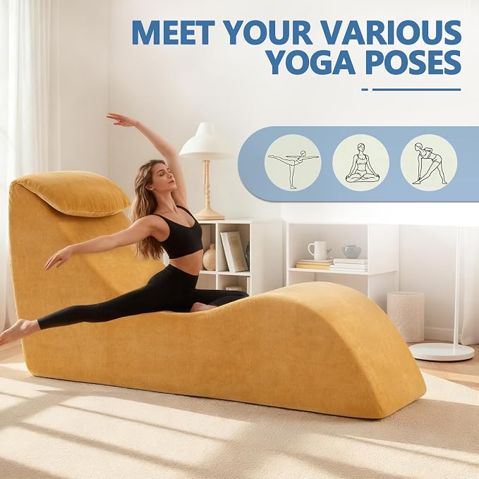 Yoga Chair Lounge for Adult, Yoga Lounge Chair，Ergonomic Chaise Lounge Chair - Image 5