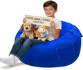 Lukeight Stuffed Animals Storage Bean Bag Chair Cover by Lukeight