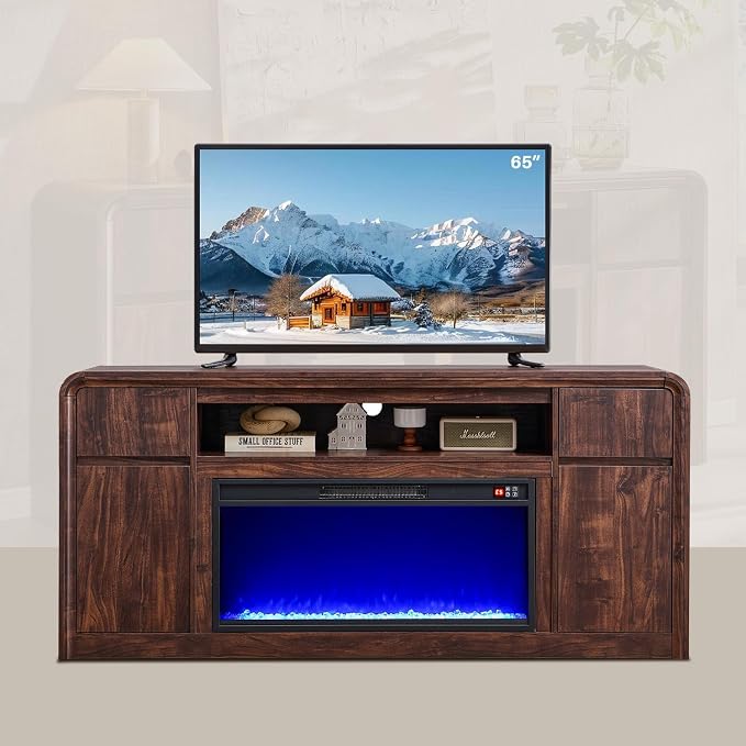 Modern Fireplace TV Stand with 36" LED Electric Fireplace - Image 7