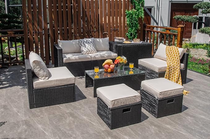 Tangkula 8 Pieces Patio Furniture Set by TANGKULA