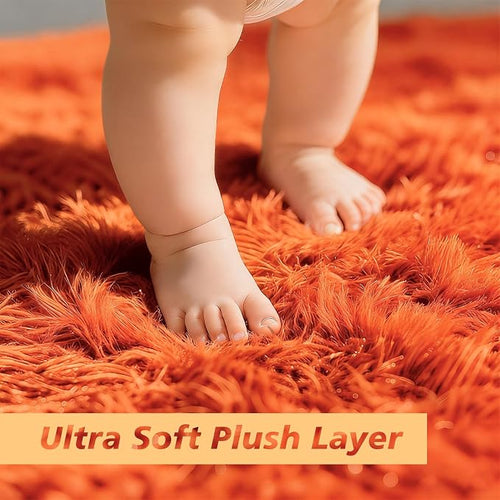 6x9 Fluffy Area Rug for Living Room, Shag Area Rugs for Bedroom - Image 2