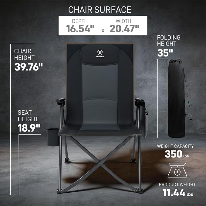 EVER ADVANCED Reclining Camping Chairs - Image 3