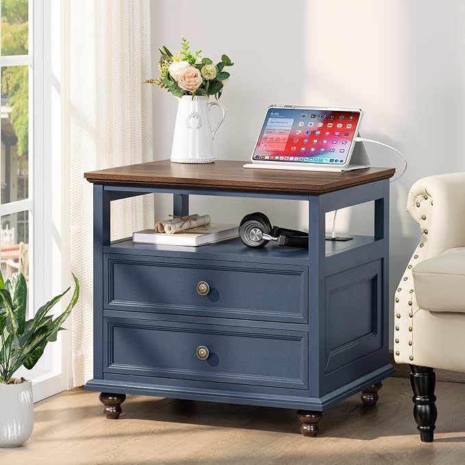 Joaxswe Farmhouse Nightstand - Image 3