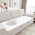 Dog Couch Cover for Sofa 100% Waterproof Faux Linen Sofa Covers for 3 Cushion by HYZOTEX