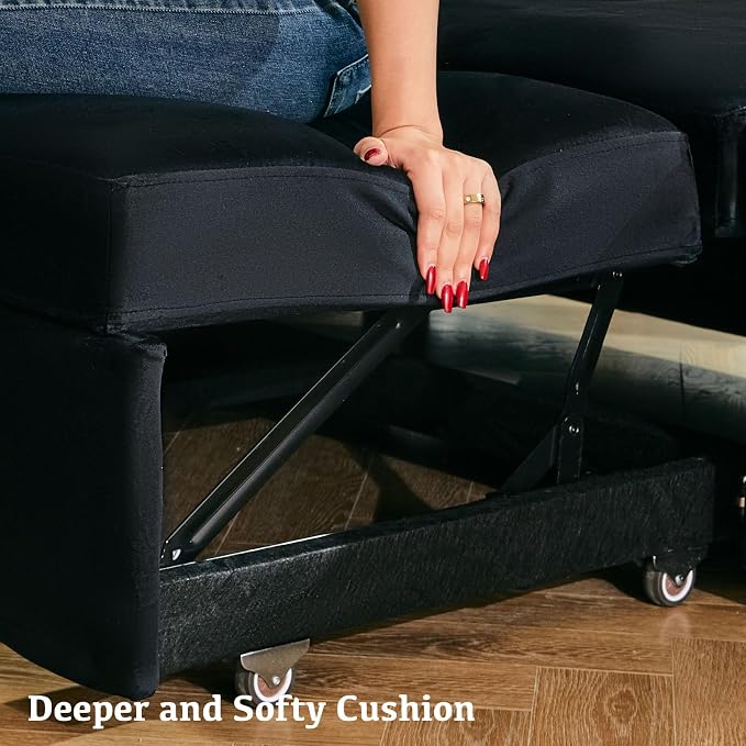 Belffin Modular Sectional Sleeper Sofa Bed - Image 6