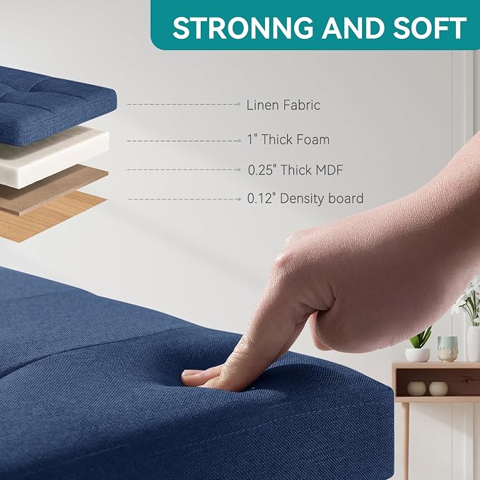 BRIAN & DANY Ottoman with Storage, Small Storage Ottoman - Image 4