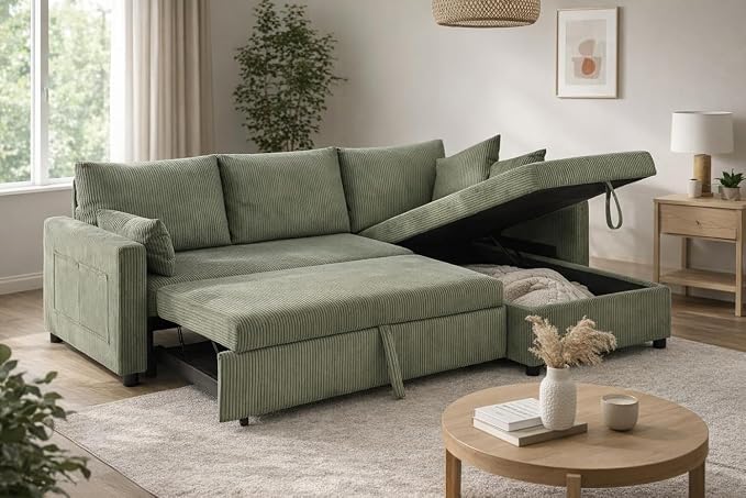 Queen Sleeper Sofa, Convertible Sofa Bed - Image 2