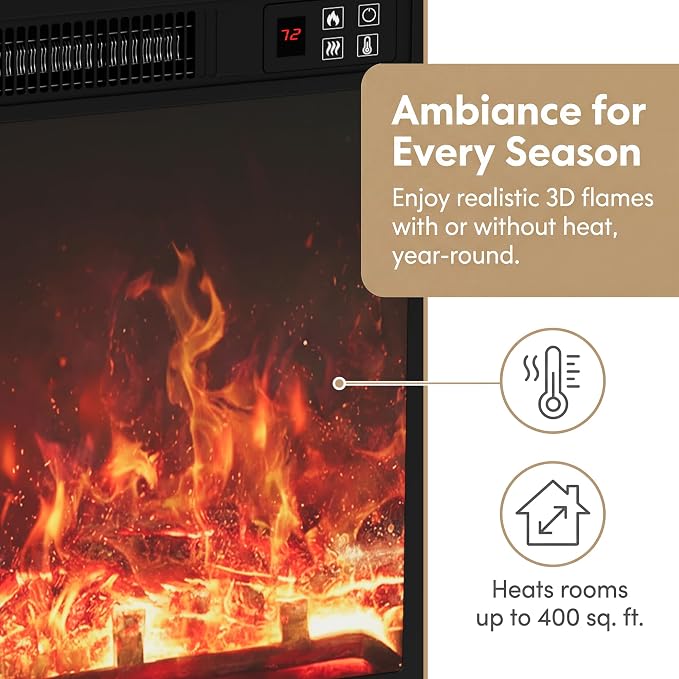 YESHOMY Fireplace TV Stand - Image 5