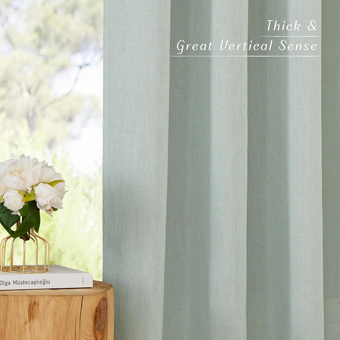 NICETOWN Linen 78 inch Curtains - Image 5