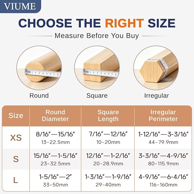 VIUME 32 Pcs Chair Leg Floor Protectors - Image 4