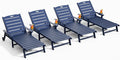 Outdoor Lounge Chair Set of 4 by LegacyAmerhomeDirect