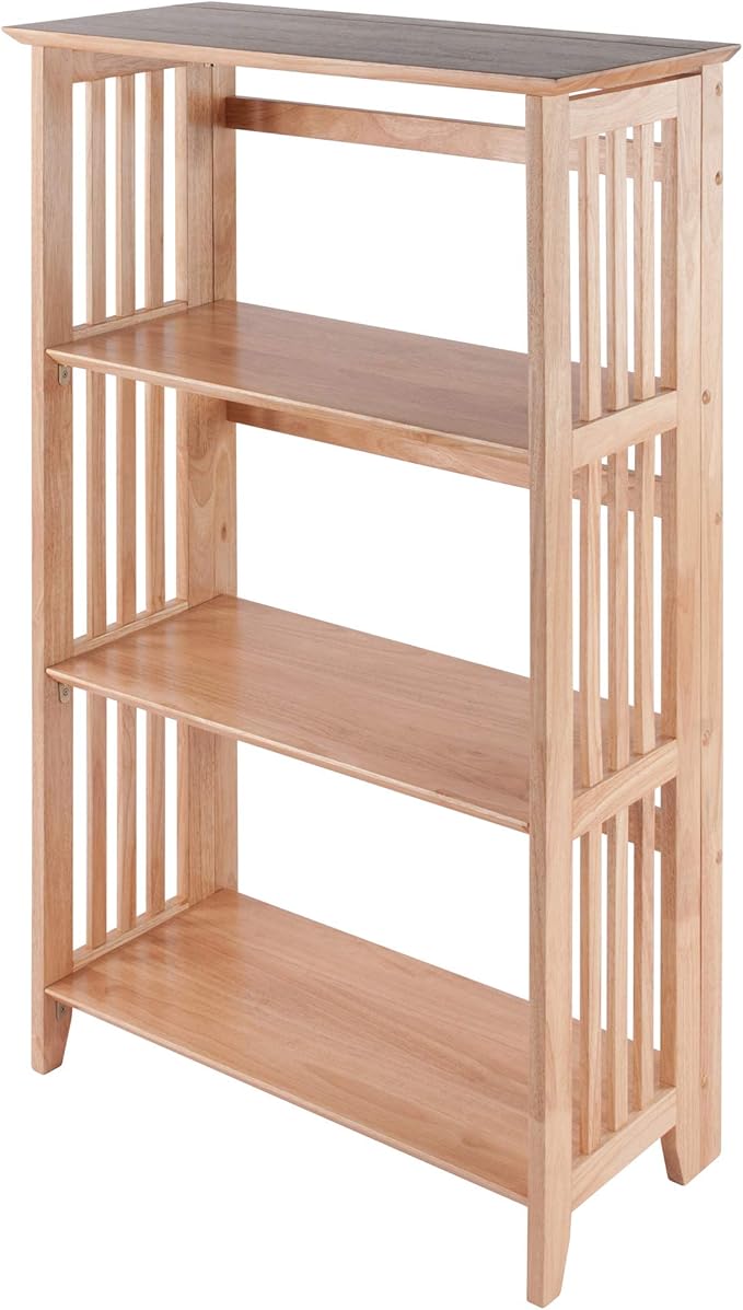 Winsome Mission Beech Wood 4-Tier Shelf by Winsome