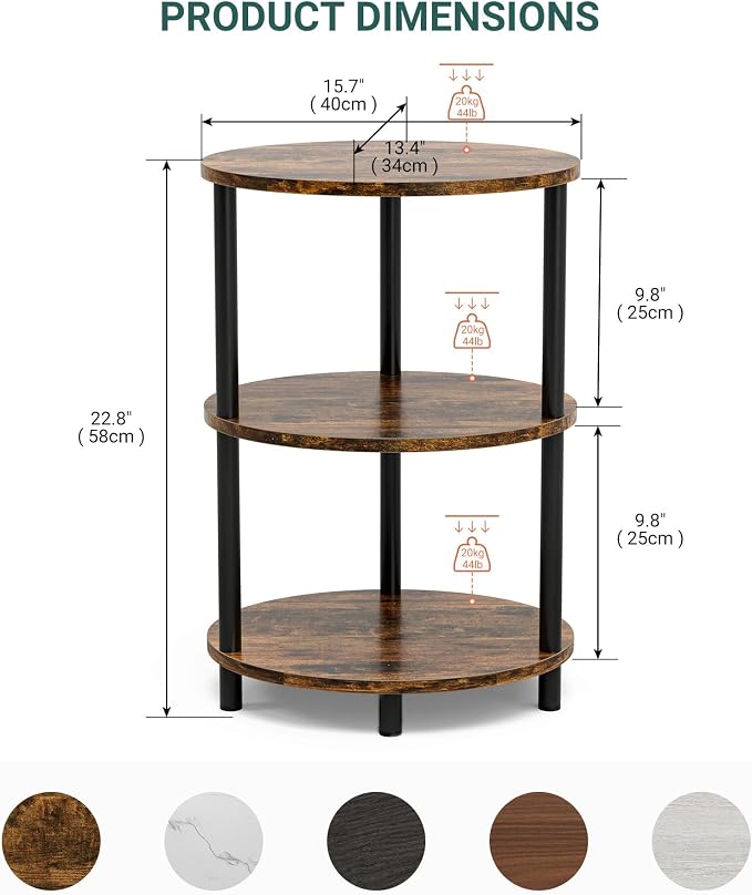 Small Round Side Table - Image 2