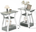 FROMJBEST End Tables Living Room Set of 2, Nightstand by FROMJBEST