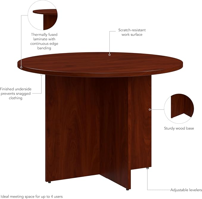 Bush Business Furniture 42-inch Round Conference Table - Image 7