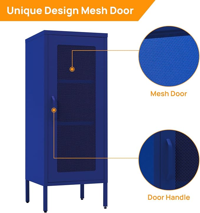 Slim Metal Storage Cabinet - Image 7