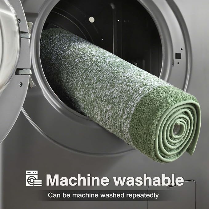 48x24 Long Bathroom Rugs Washable Non Slip, Soft Absorbent Quick Dry Mats - Image 9