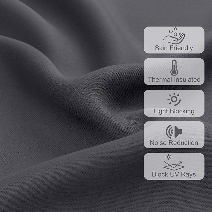 Chyhomenyc Charcoal Grey Valances - Image 4