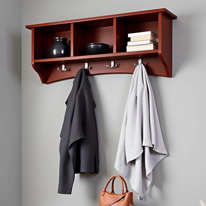 Shaker Cottage Wall-Mounted Coat Rack - Image 6
