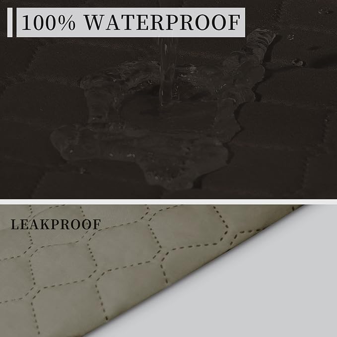 ISSUNTEX Double Protection 100% Waterproof Loveseat Sofa Covers - Image 3