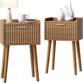 LAATOOREE Small Nightstands Set of 2, Side End Table, Bedside Table by LAATOOREE