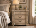 First of a Kind Nightstand Bedroom Furniture Evelyn Champagne Traditional Wood by FirstofaKind