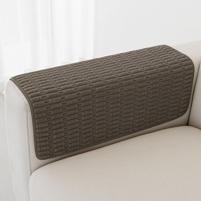 Foxdecor Couch Arm Covers Sofa Arm Cover, Arm Chair Covers Set of 2, Non-Slip by Unknown