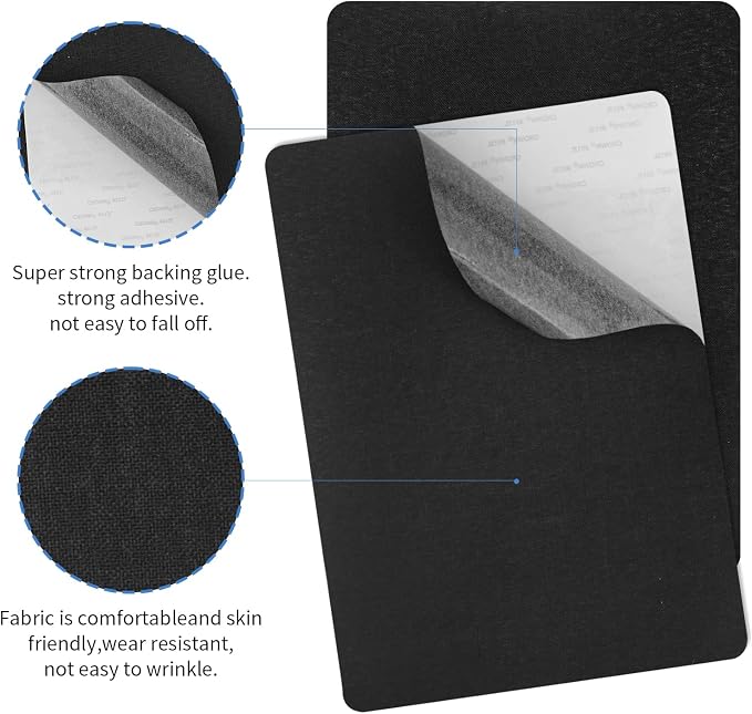 SYLVASS 8x11 Inch Fabric Repair Patches, Self-Adhesive Linen Patch - Image 3