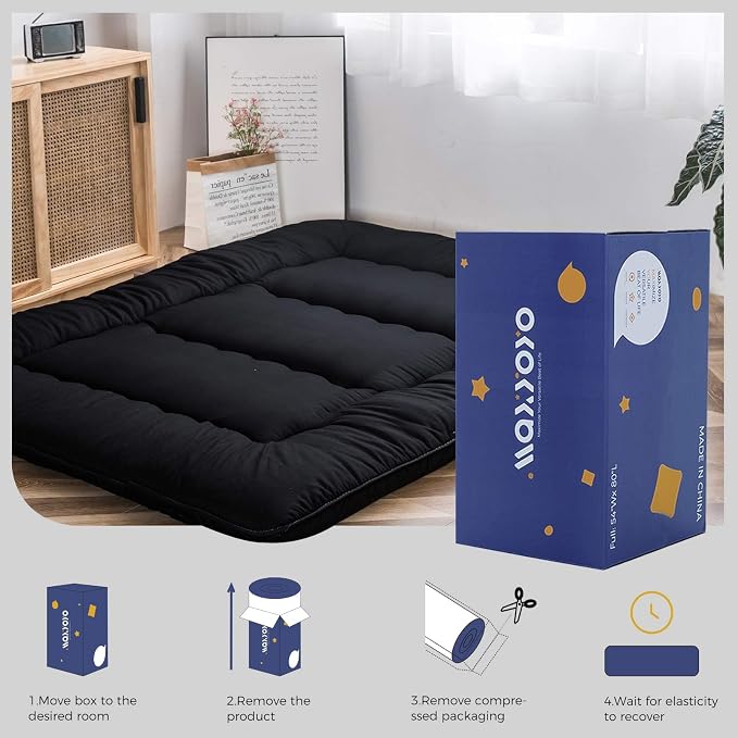 MAXYOYO Japanese Floor Mattress Futon Mattress, Twin Size - Image 4