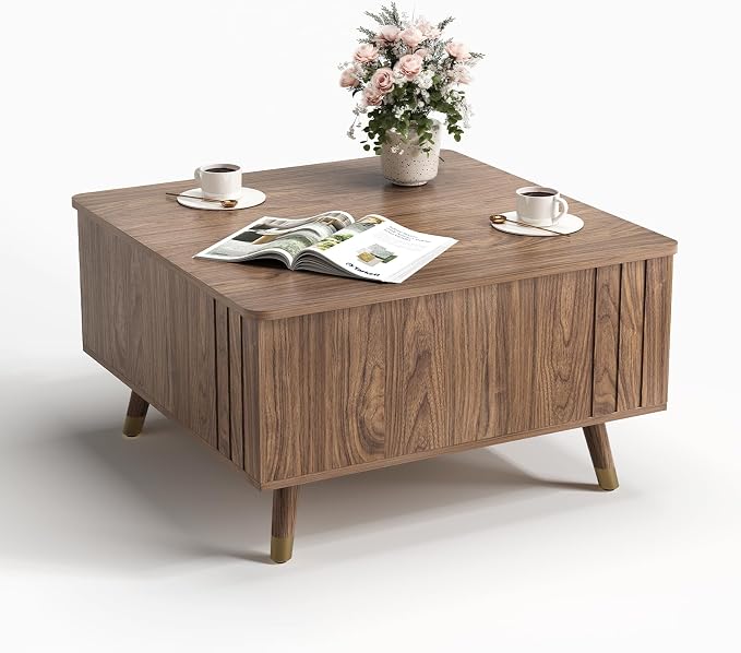 SULIVES Lift Top Coffee Table - Image 9