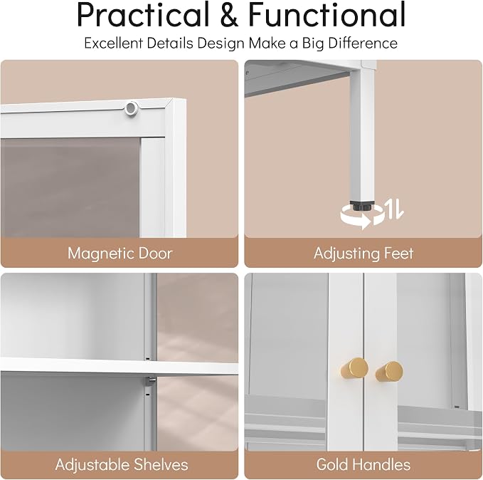 Polup Glass Display Cabinet - Image 6