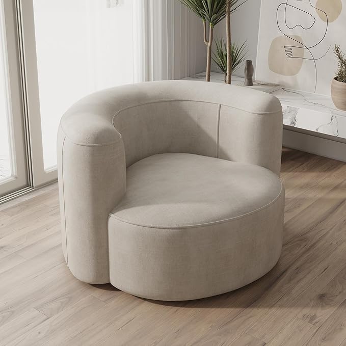 Acanva Luxury Modern Tight Curved Back Velvet Sofa, Minimalist Style Comfy Couch by acanva