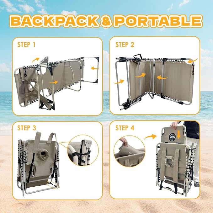 Backpack Sun Tanning Chair - Image 8