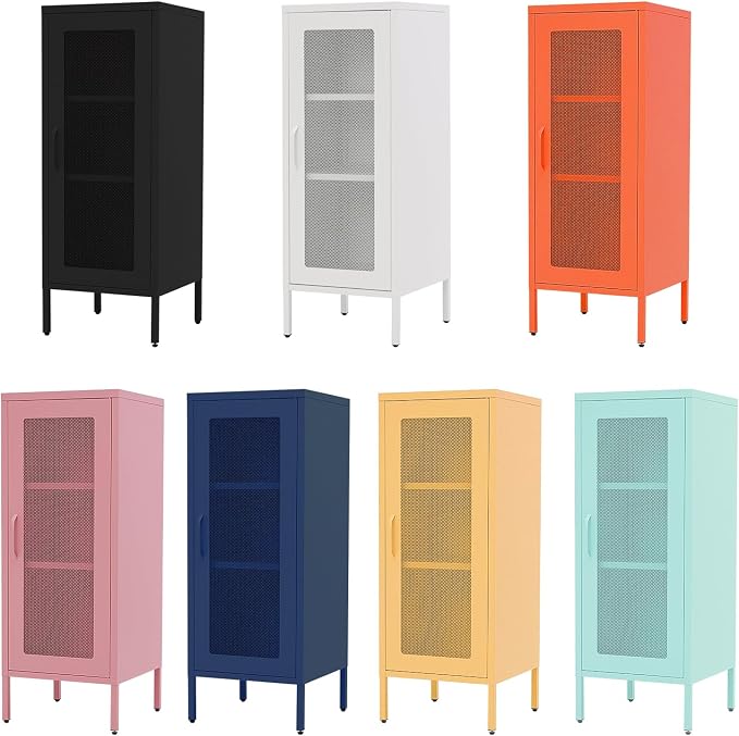 Slim Metal Storage Cabinet - Image 8