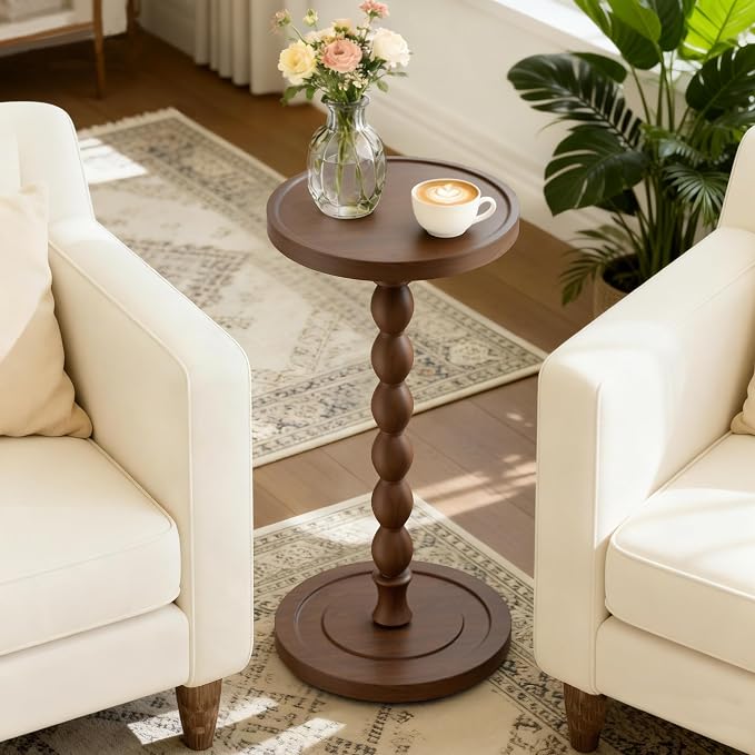 Small Side Table, Rubberwood‌ Drink Table - Image 2