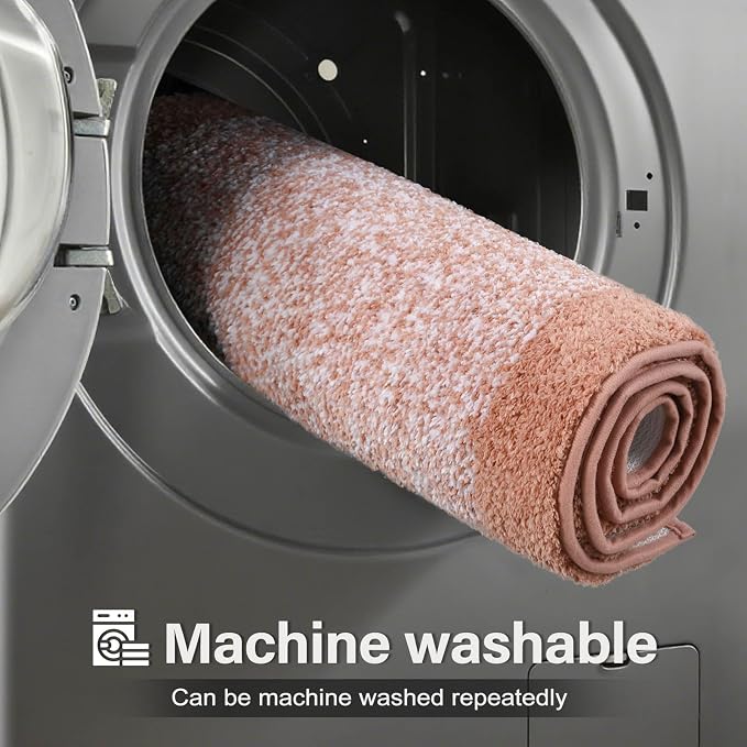 48x24 Long Bathroom Rugs Washable Non Slip, Soft Absorbent Quick Dry Mats - Image 9