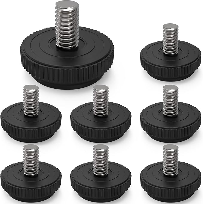 ONEHOME 8 Pack 5/16-18 Stainless Steel Adjustable Threaded Furniture Leg by ONEHOME