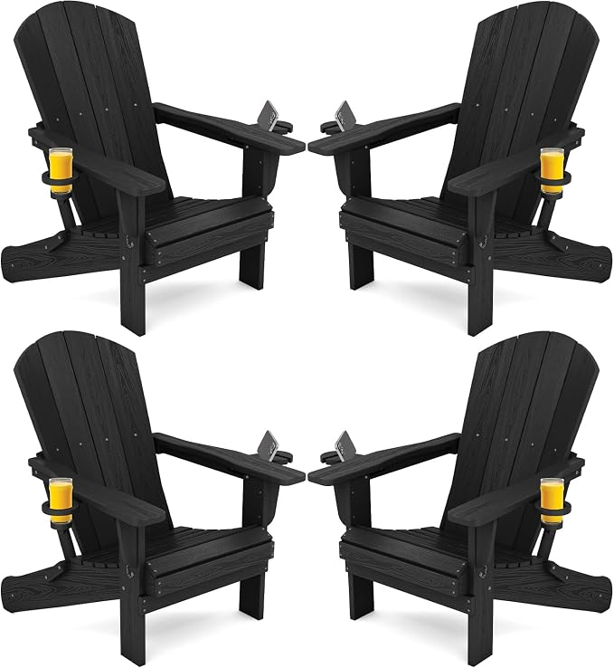 SERWALL HDPE Folding Adirondack Chair by SERWALL