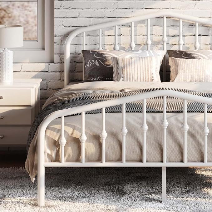 SHA CERLIN Full Size Metal Platform Bed Frame by SHACERLIN