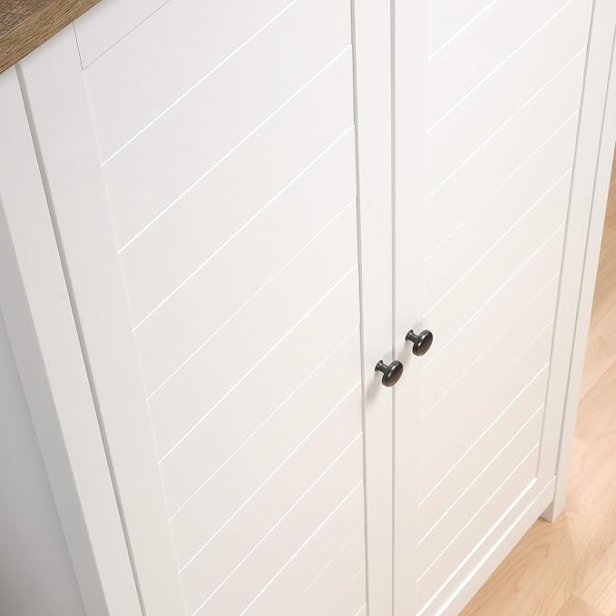 Sauder Cottage Road Storage Cabinet/ Pantry Cabinet, Soft White finish - Image 9