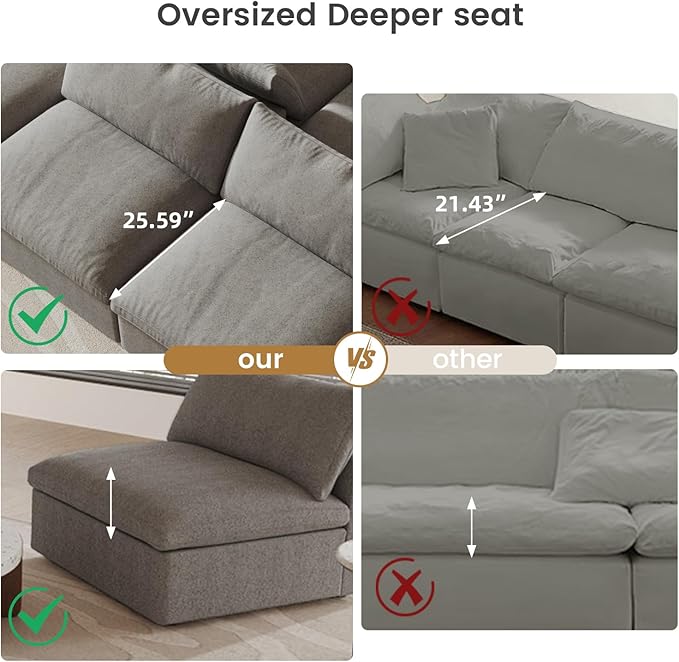Cloud Couch Modular Sectional Sofa - Image 6