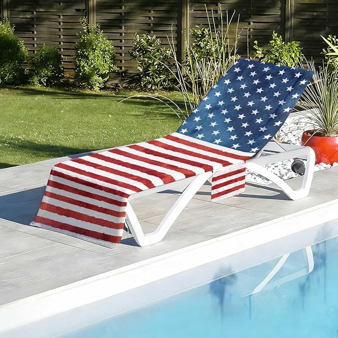 Irisbell Lounge Chair Towel Cover - Image 2