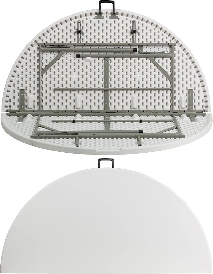 Flash Furniture Scarborough 5' Round Plastic Folding Table - Image 6