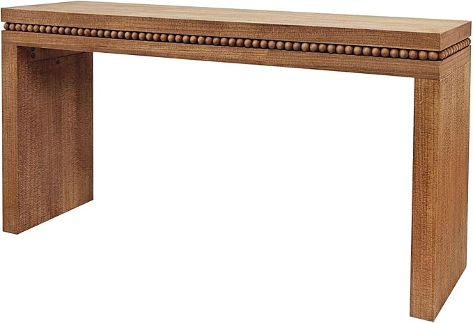 64" Wood Console Table for Entryway, Modern Sofa Table Behind Couch - Image 9