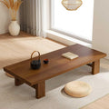 Japanese Floor Table, Low Coffee Table, Japanese Coffee Table, Solid Wood by LENOGUNEST