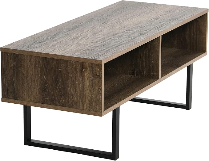 Household Essentials Jamestown TV Stand Coffee Table - Image 7