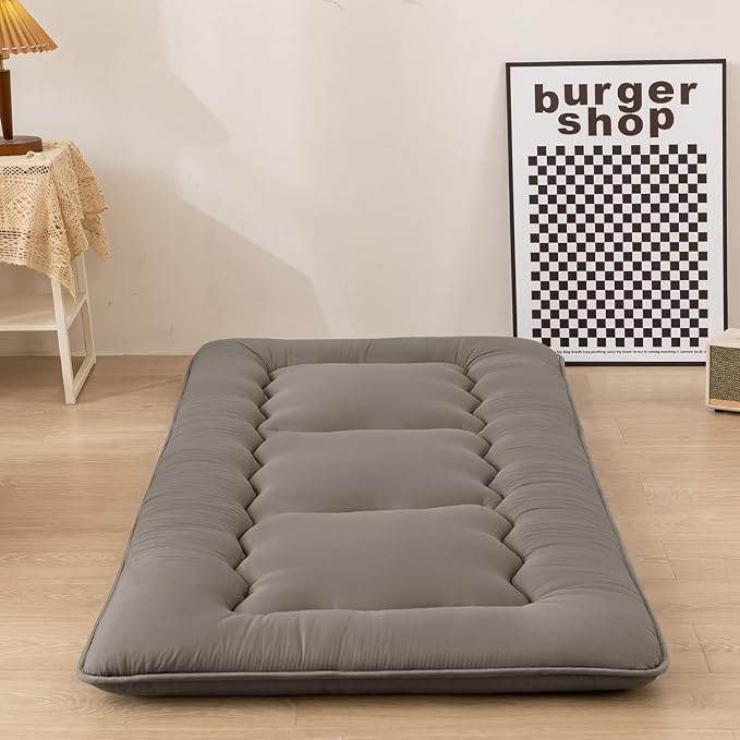 MAXYOYO Cot Japanese Floor Futon Mattress, Single Size Tatami Mat Sleeping Pad by MAXYOYO